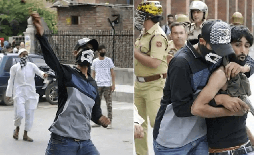 pelting-kashmir