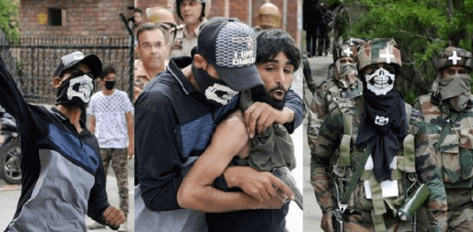 Pelting-kashmir