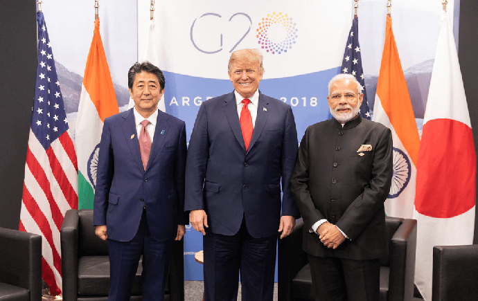 Trump-Modi-Abe