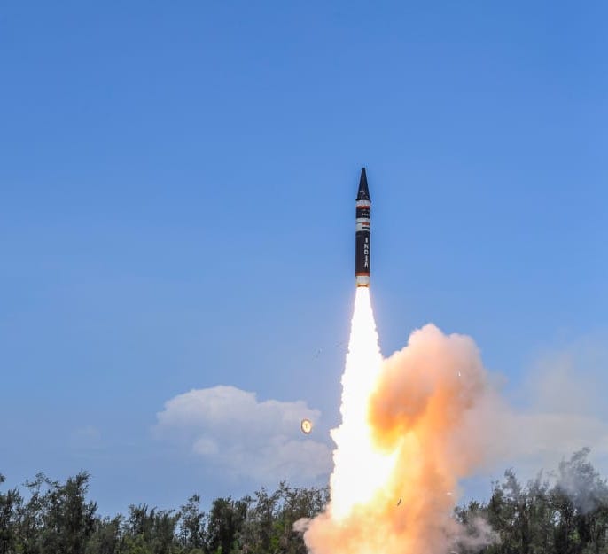 Agni-P-Ballistic Missile