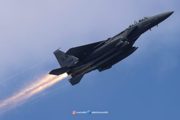 F-15E-fire