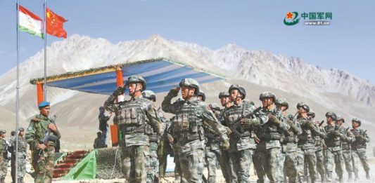 China-Tajikistan drills