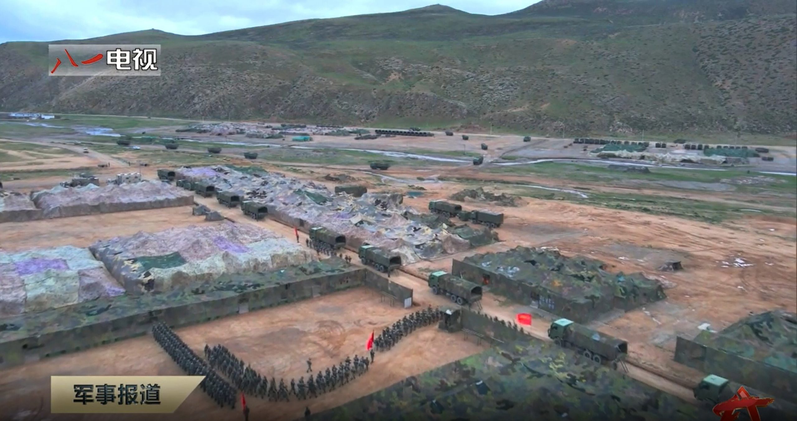 PLA drills-Tibet