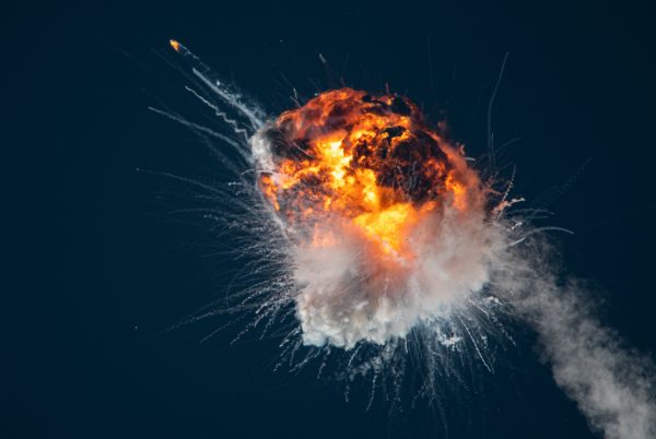 Rocket-explosion