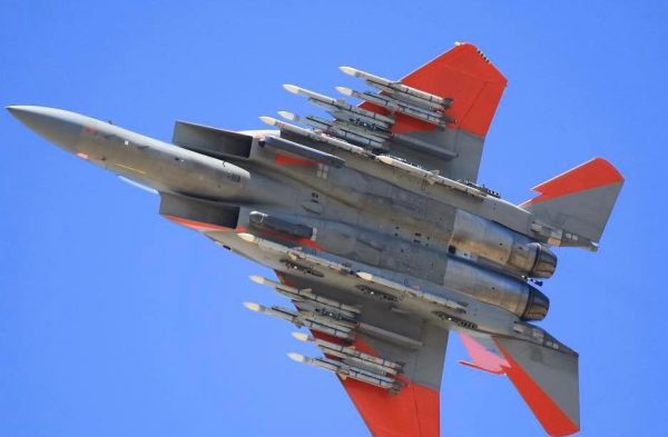 Saudi F-15 “Shot Down” Over Marib, Houthis Claim. Could Be 5th Loss of U.S.-Origin Strike Eagles This Year Saudi F-15 -AIM missile