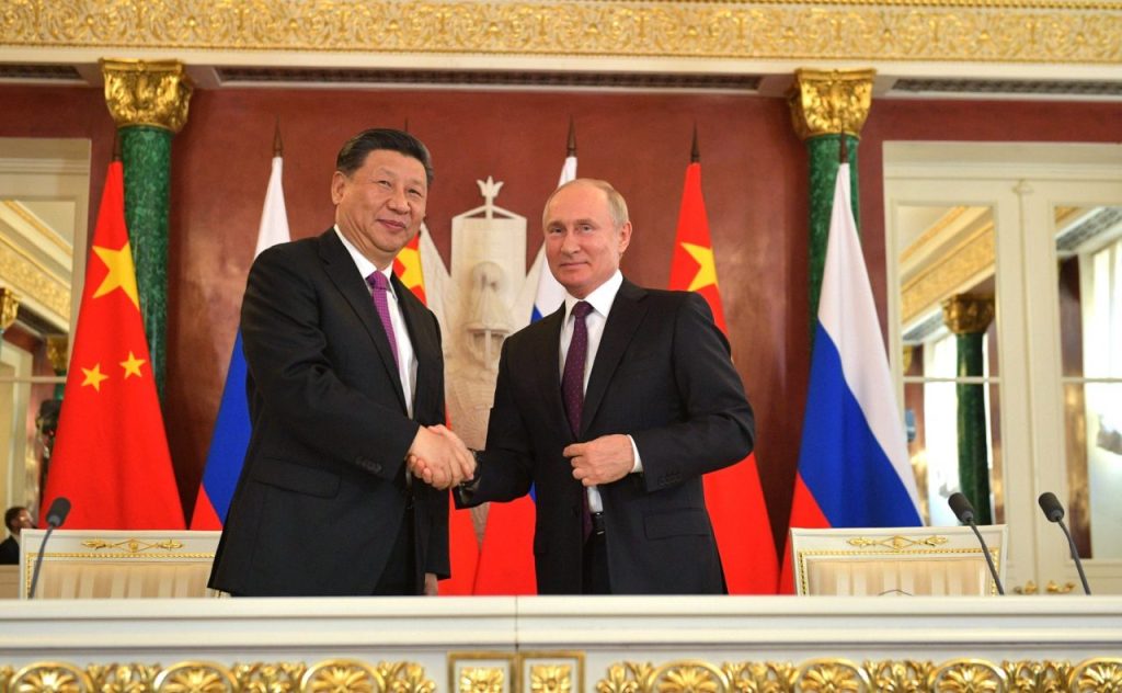 Vladimir Putin and Xi Jinping