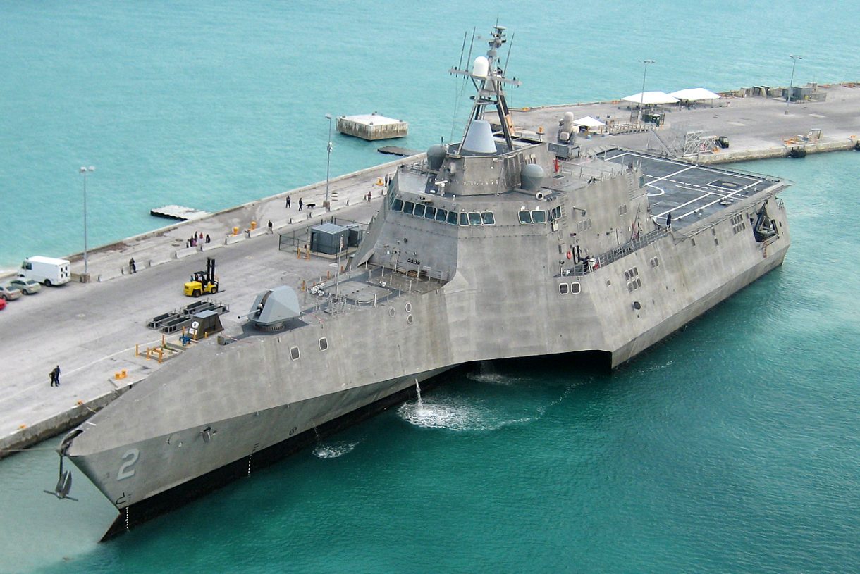 The US Navy's littoral combat ship USS Independence. (Wikipedia)