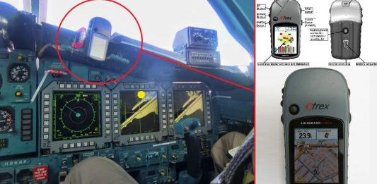 Photo of Su-34 Cockpit Showing Commercial Garmin GPS Equipment (Defense Blog)