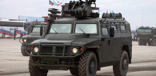 Tigr-M with remote-controlled Arbalet-DM
