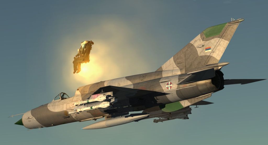 Mig-21-Eject