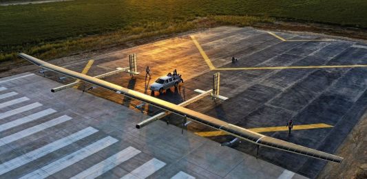 China solar drone