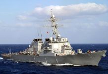 China’s New “Hit List”: Satellite Images Reveal PLA Building Replica of U.S. Arleigh Burke-Class Destroyer in Taklamakan Desert US Navy Arleigh Burke