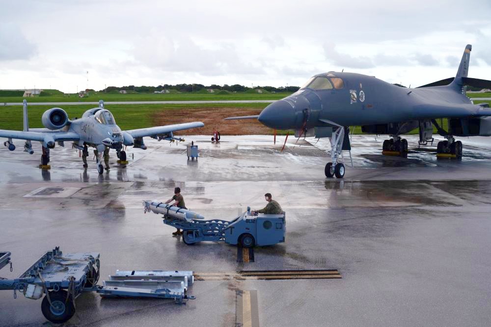 Peculiar Combo Of A-10C Warthogs & B-1B Strategic Bombers Of US Air