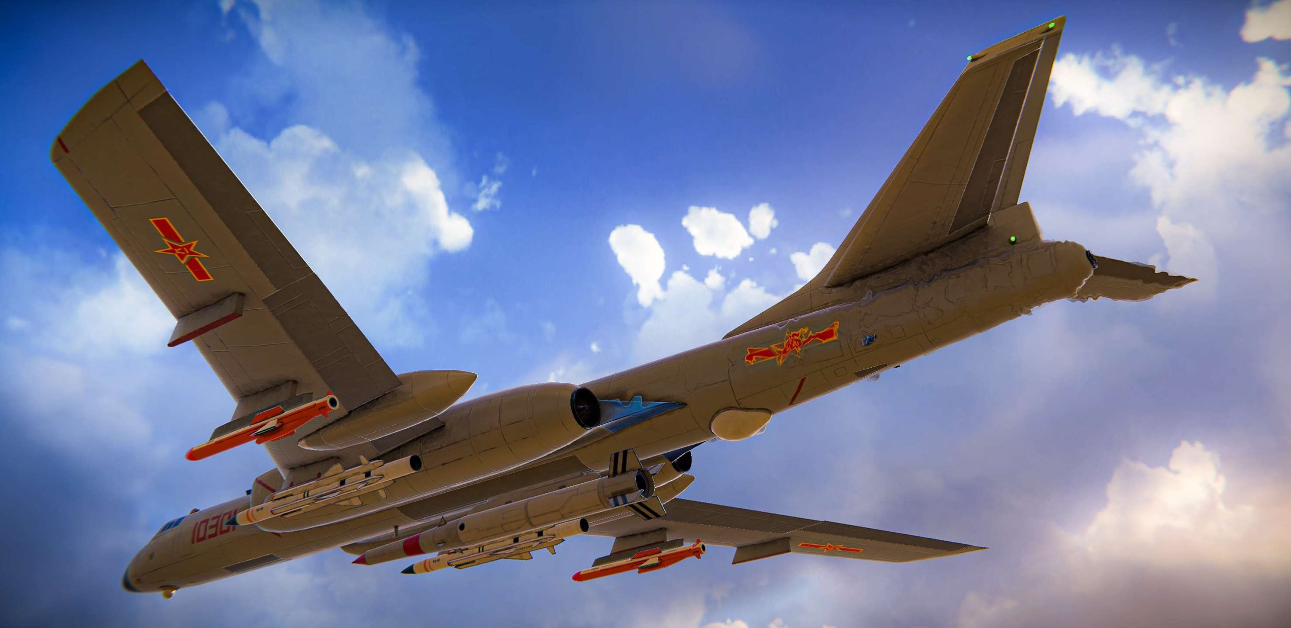 China h-6 bomber D-21 ballistic missile