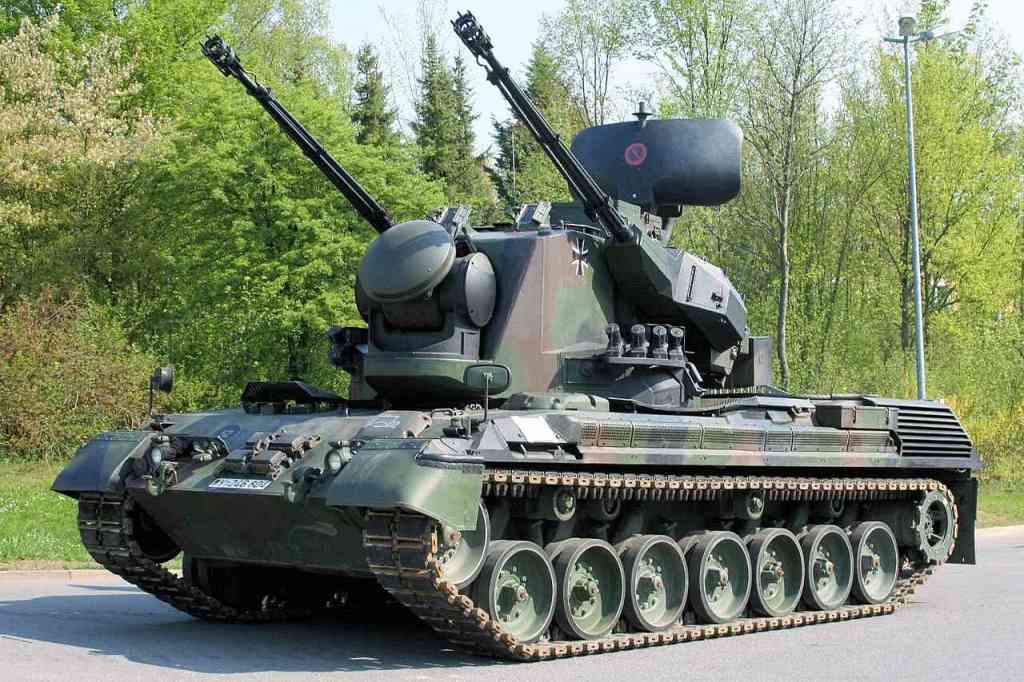 Germany Gepard anti-aircraft guns