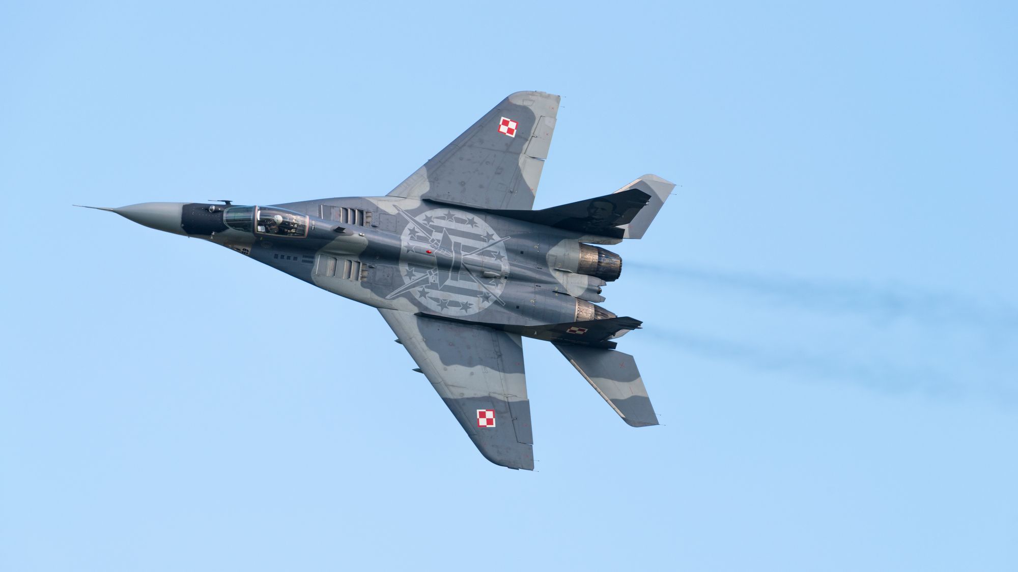 “Hung Missile” Suspected as Ukraine’s MiG-29 Fighter Jet Catches Fire Mid Air & Crashes Over Odesa Poland Mig 29 Ukraine