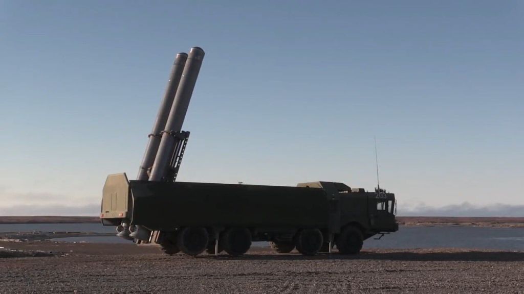 Russian K-300P Bastion-P mobile coastal defense system