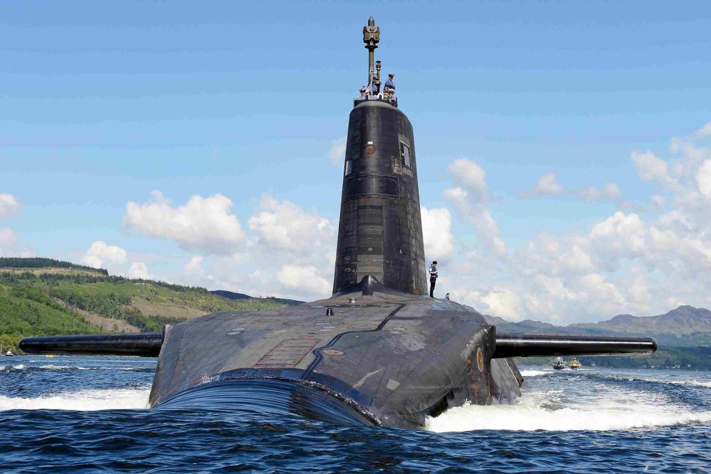 Trident nuclear-armed submarines