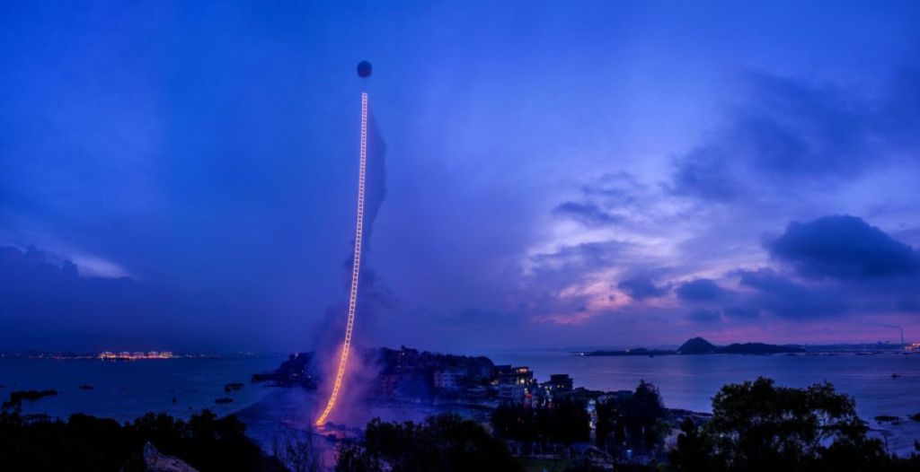 Cai Guo Qiang Stairway to Heaven (1)