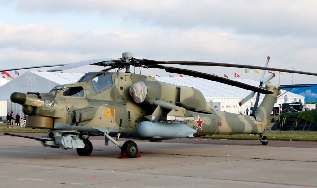 Mi-28N helicopters