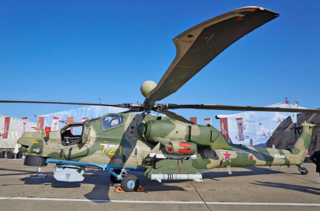 Mi-28NM with an LMUR missile