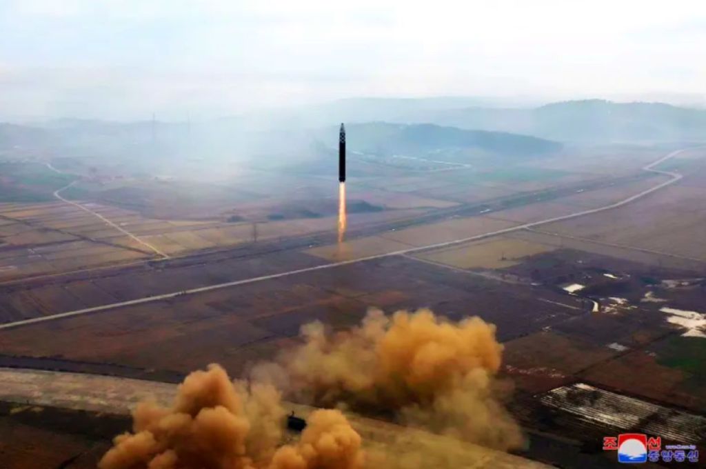 North Korean intercontinental ballistic missile