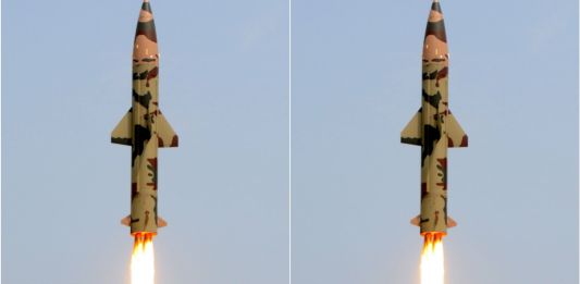 Prithvi 2 missile India