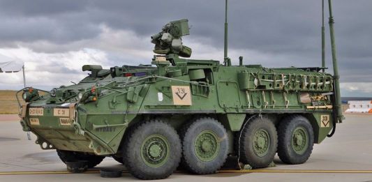 Stryker combat vehicle