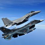Japan's F-15J and F-2 in formation