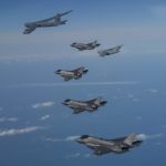 Joint air drills involving Korean and US bombers and fighters (1)