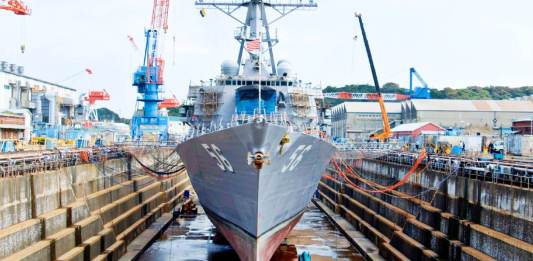 Guided-missile destroyer, USS John McCain