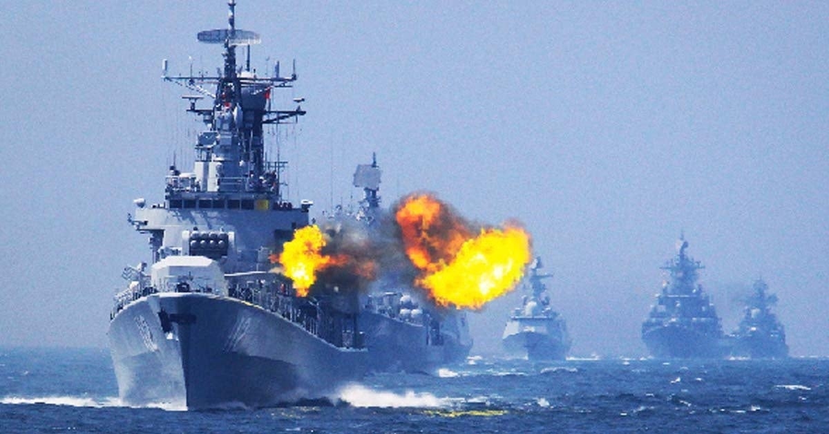 China Navy warship