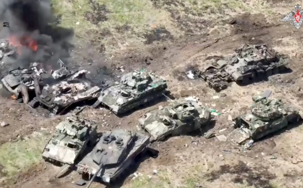 Ukraine tank losses