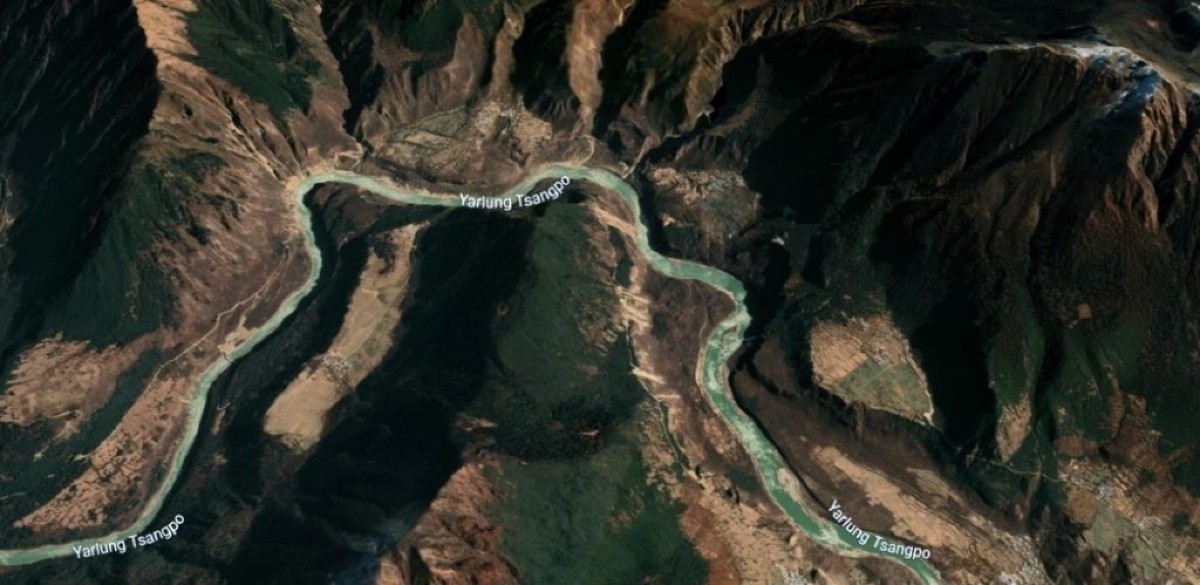 Yarlung Tsangpo river 