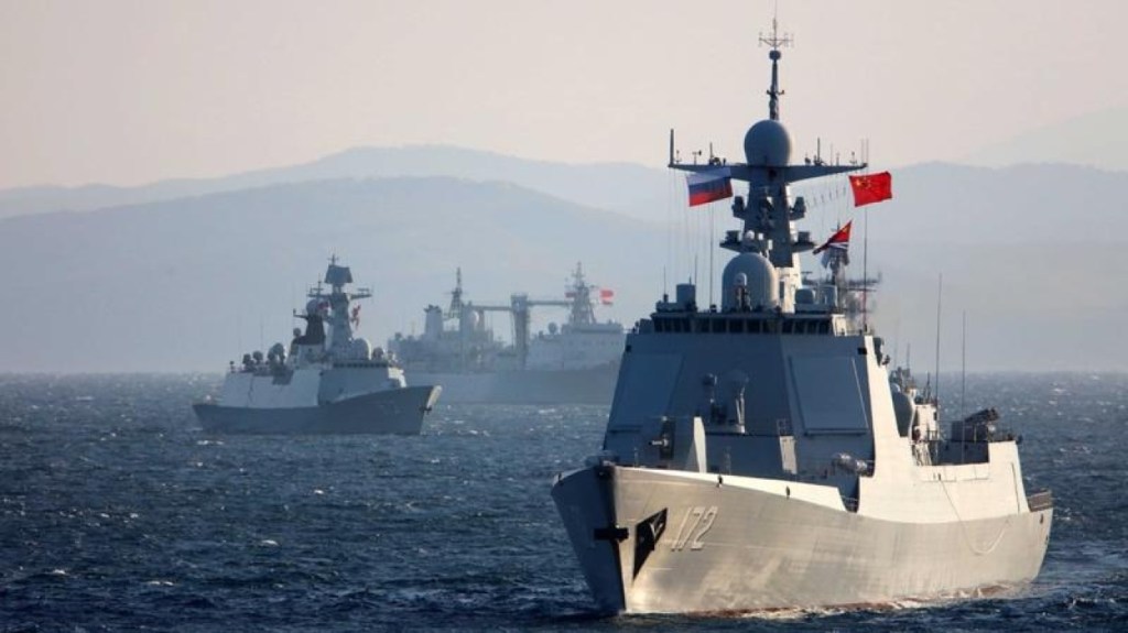 Russia China Naval Drills