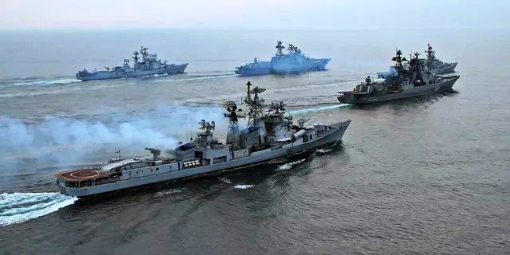 Russia-China warships