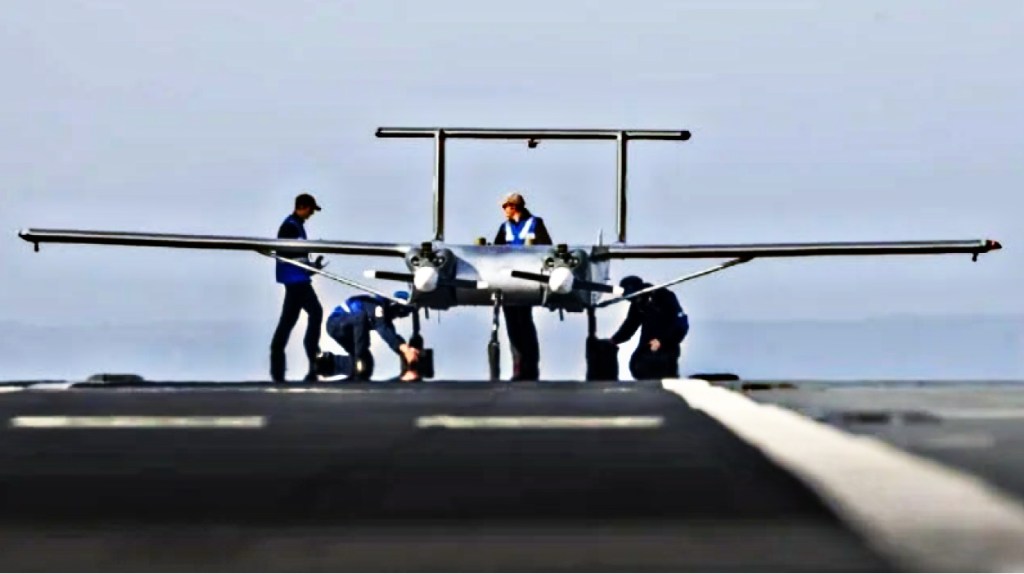 Royal Navy cargo drone