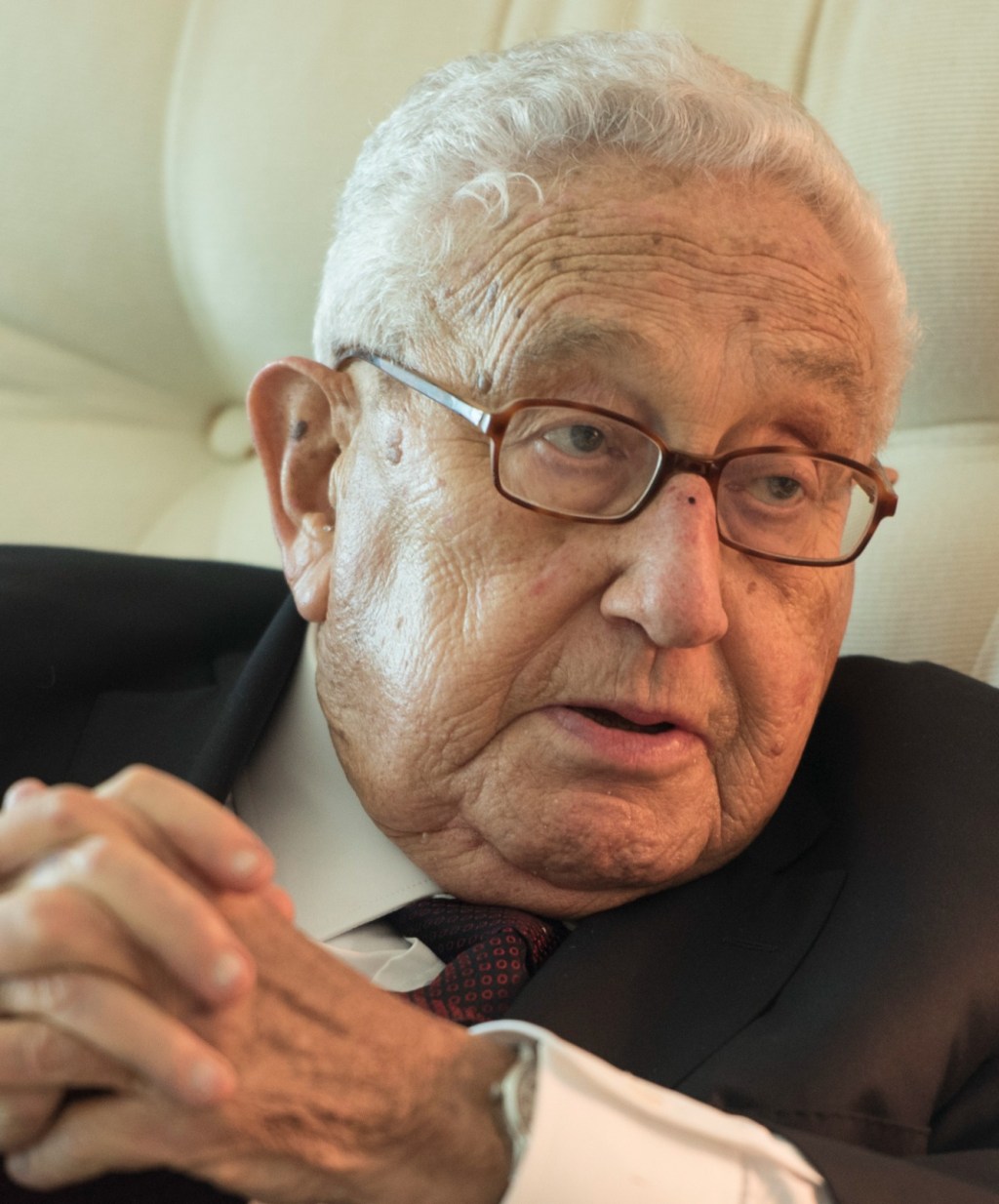 Henry Kissinger in 2016. Source: Wikipedia.