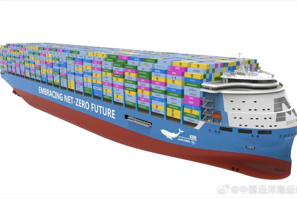 World’s Largest Nuclear-Powered Container Ship Design Breaks Cover At Marintec China 2023 Expo