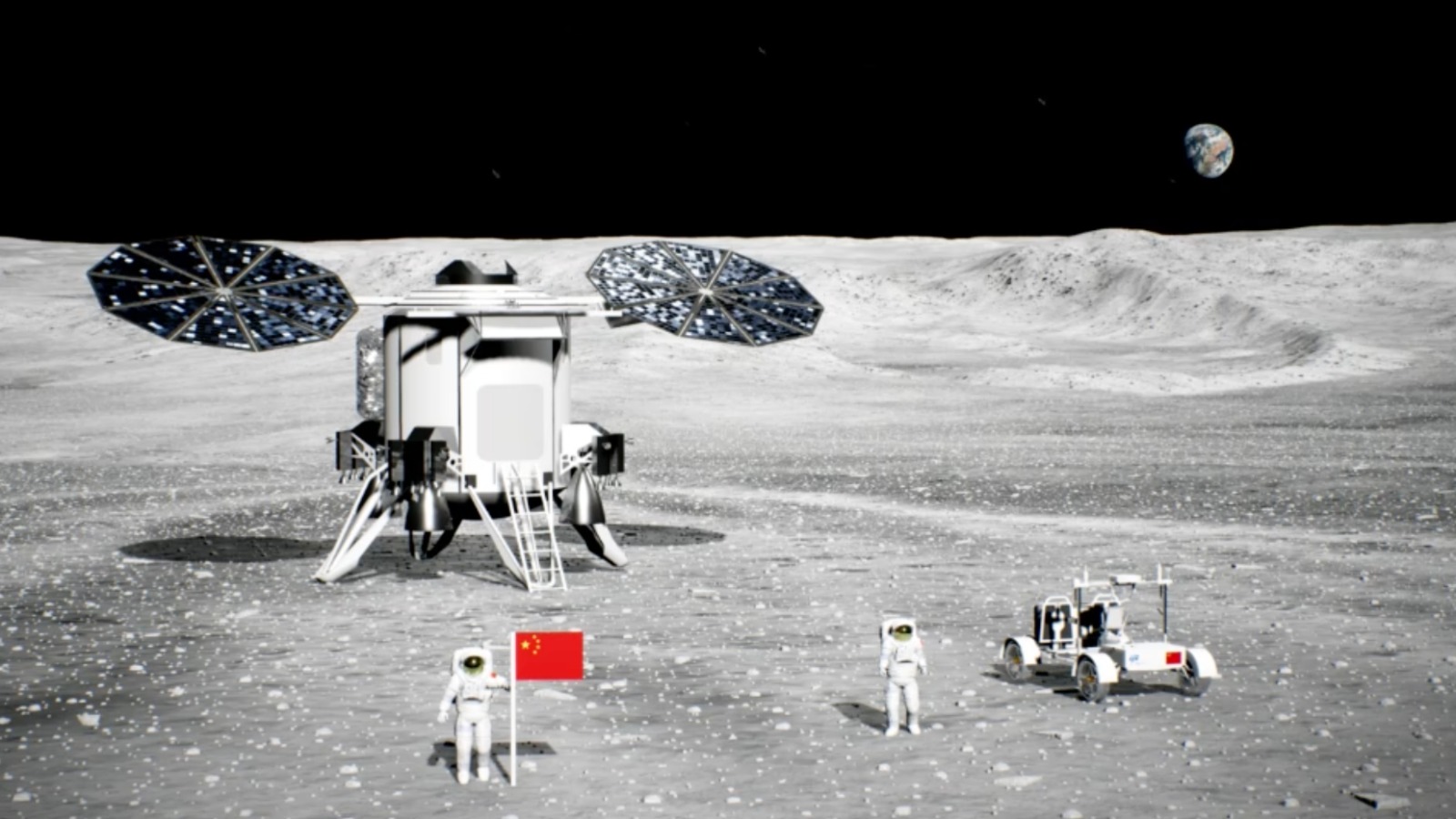 china lunar base