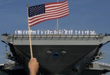 USS Gerald R Ford Arrives In Latin America; “Will Bolster US Capacity To Detect, Monitor & Disrupt Illicit Actors”