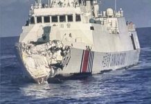 China’s Embarrassing Collision! Damaged Coast Guard Ship Dragged To Yulin For Repairs After SCS Fiasco