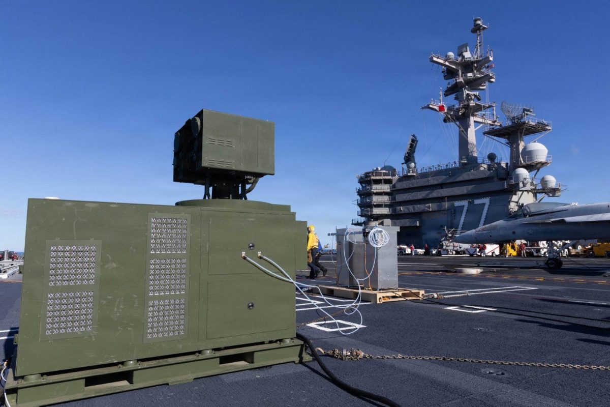 U.S. Navy Fires Drone-Killing LOCUST Laser Weapon from USS George H.W. Bush in Major DEW Milestone