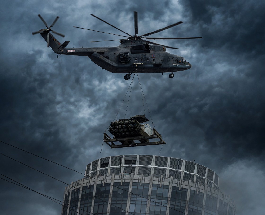 Russian Mi-26 Airlifts Pantsir AD System onto Moscow Rooftops to Counter Ukrainian Drone Onslaught