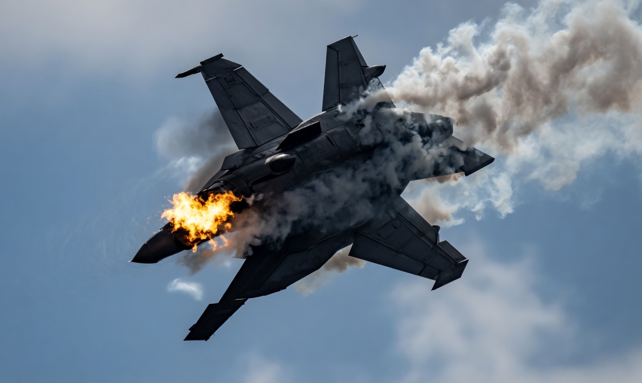 Shocking Video: Two U.S. Navy E/A-18G Growler EW Jets Collide Mid-Air Over Idaho, All 4 Crew Eject Safely