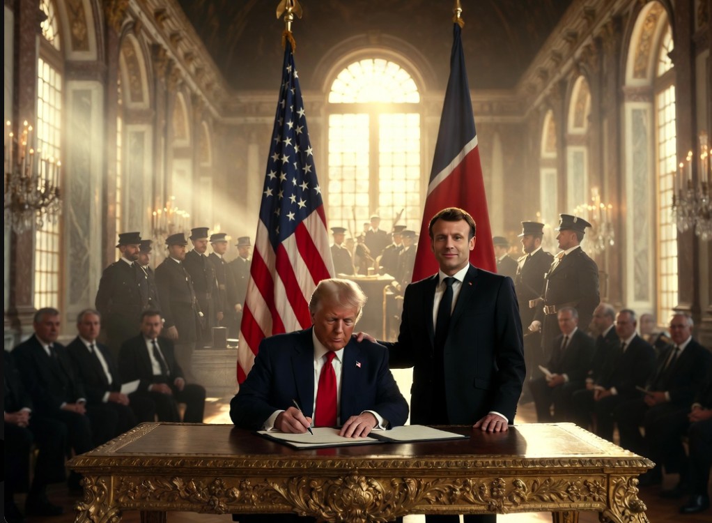 107 Years After Germany’s Humiliating Versailles Surrender, Trump Signs Iran Deal in Same Hall: Self-Goal by U.S.?