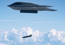 U.S. B-2 Bomber Now a Major Threat to Enemy Aircraft Carriers. Fires AGM-158C LRASM During Live-Fire Drills