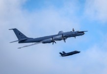 British F-35 Jets Intercept Russia’s “Bear-F” Aircraft Heading Towards Royal Navy’s Aircraft Carrier: UK MoD