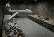 Iran Flaunts U.S. F-15E Wreckage as “War Trophy” Alongside Near-Intact Israeli Hermes & MQ-9 Reaper Drone